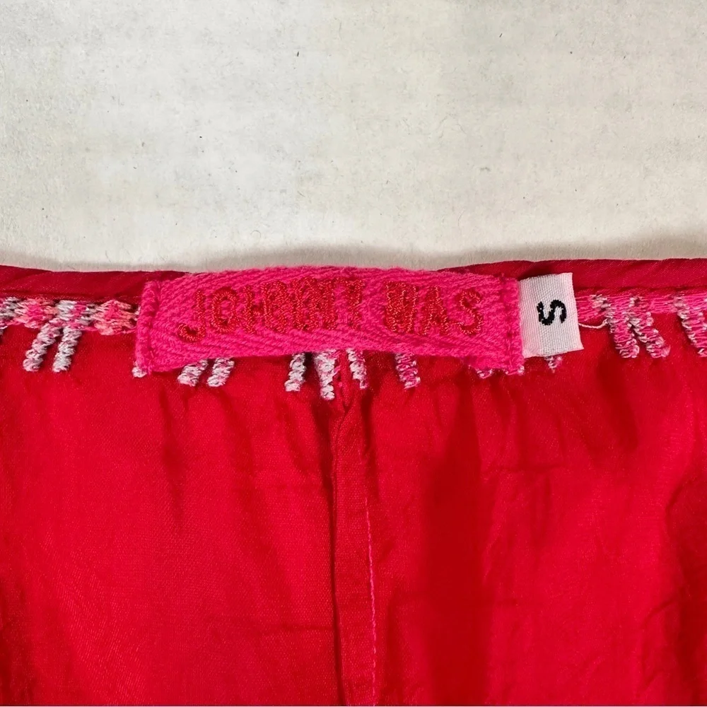 Johnny Was Vanessa Red Embroidered Top - Picture 13 of 15